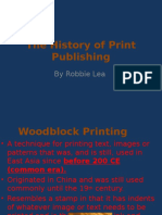 The History of Print Publishing