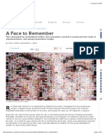 A Face to Remember  The Scientist Magazine®
