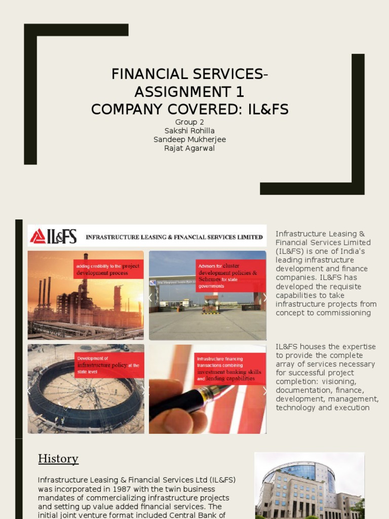 IL&FS Infrastructure & Finance Overview | PDF | Infrastructure | Joint ...