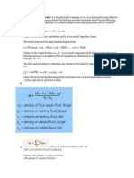 Calculating The Viscosity of A Blended Liquid Consisting of Two or More Liquids Having Different