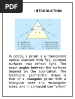 Refractive Index of Different Liquids Using Hollow Prism | PDF | Prism ...