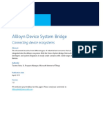 AllJoyn - Device System Bridge - Whitepaper v1.0