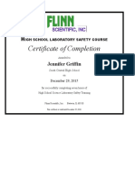 Lab Certificate