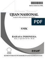 Pembahasan Soal UN Bahasa Indonesia SMK 2015