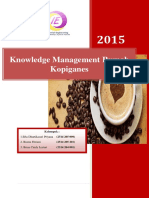 strategi knowledge management di kopiganes dengan analisis SWOT dan knowledge river.