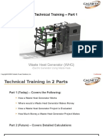 Sales Technical Training - Part 1: Waste Heat Generator (WHG)