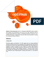 trabalho optimus Inglês