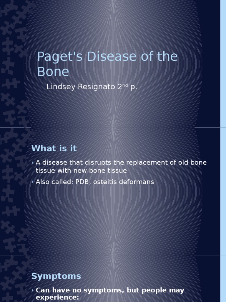 Pagets Disease of The Bone | PDF | Wellness | Science & Mathematics