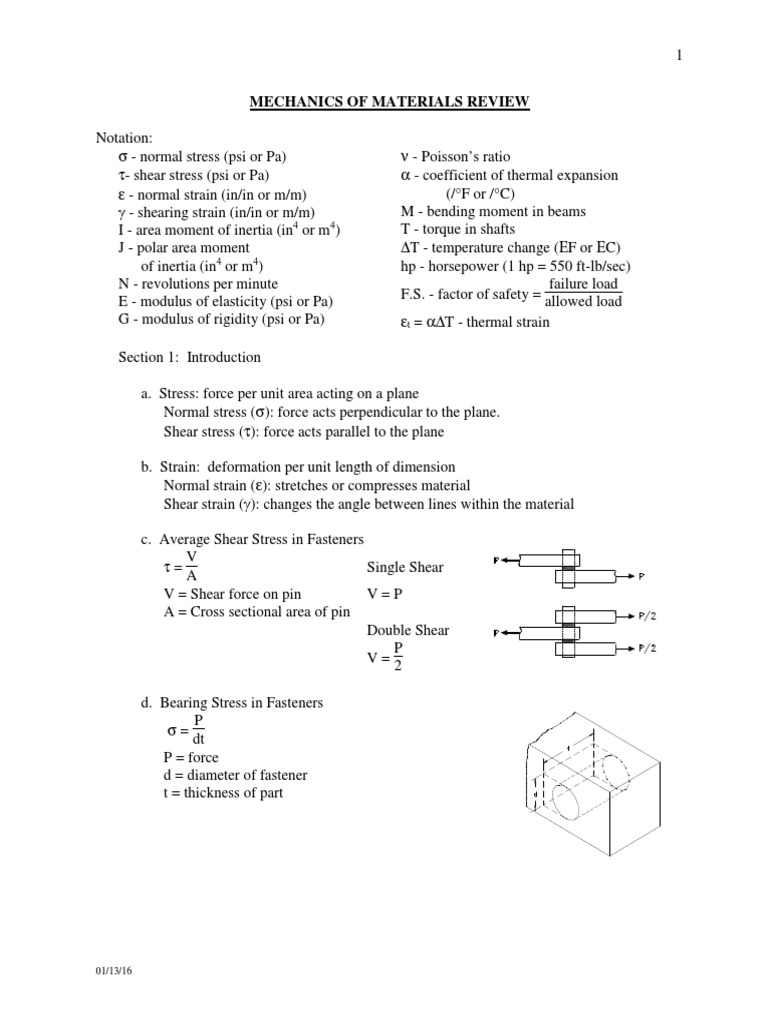 Mechanics of Materials | PDF