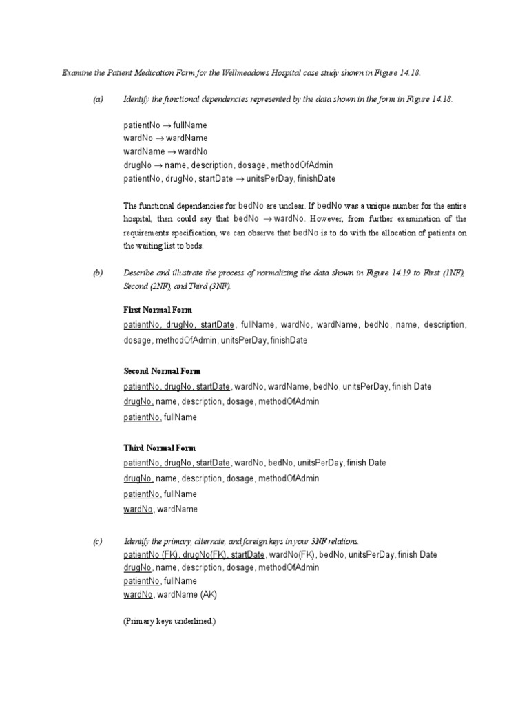 Normalization Example | PDF