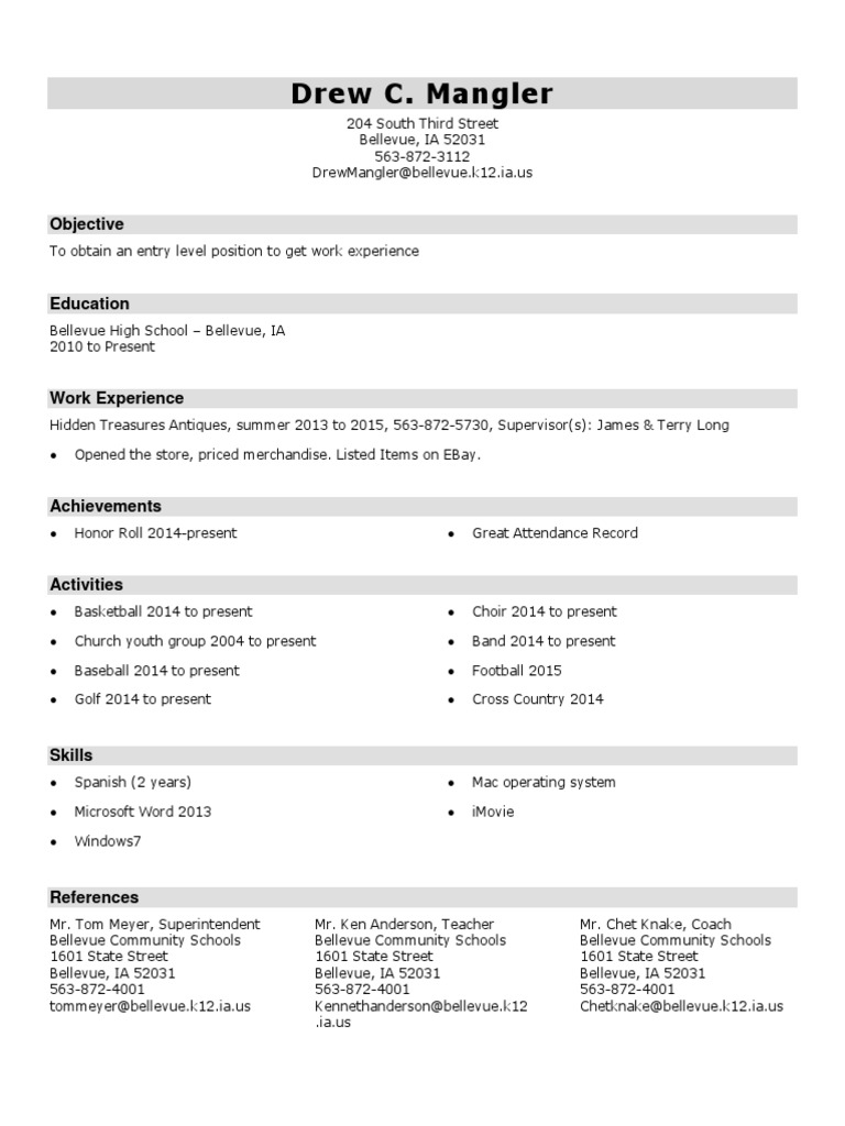 Myresume PDF
