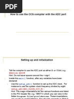 ADC Port CCS Compiler