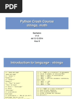 Python Crash Course Strings, Math