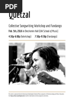 Quetzal: Collective Songwriting Workshop and Fandango