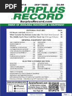 Download FEBRUARY 2016 Surplus Record Machinery  Equipment Directory by Surplus Record SN295359255 doc pdf