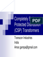 Completely Self Protected Distribution (CSP) Transformers