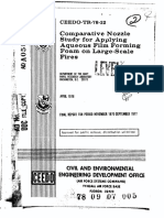 Comparative Nozzle Study For AFFF On Large-Scale Fires