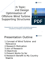 Research Topic: Analysis and Design Optimisation of Offshore Wind Turbine Supporting Structures