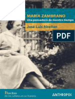 Abellan, José Luis - [ES] María Zambrano, Una Pensadora de Nuestro Tiempo (Anthropos)