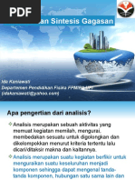 Analisis Dan Sintesis Gagasan