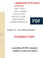 Marketing Application & Practices: Rahul A. More Shrenik J. Magdum Ravi Kumar Sanjay Yadav Asha Jadhav Madhuri Bharati