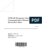 WEG CFW 08 Frequency Inverter Communication Manual Devicenet Slave 0899.5336 Manual English