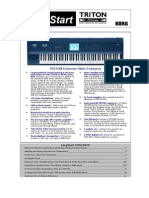 Korg Triton Extreme Easy Start Guide