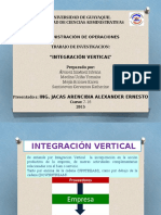 Beneficios de La Integracion Vertical y