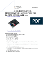 Freescale Semiconductor - DEMO9S08AW60E - MC9S08AW60, USB To BDM, Demo Board