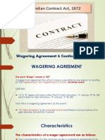 Wagering Agreement & Contingent Contract PDF