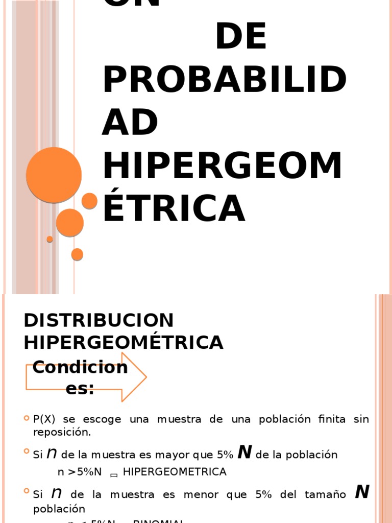 Probabilidad Hipergeometrica | PDF | Crecimiento personal y profesional ...