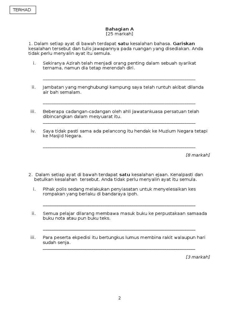 Latihan Bahasa Melayu Pt3 Pdf