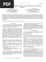 Providing Customized Requirements for Privacy Preserving in Web Search Engines