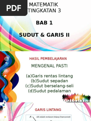 Math Bab 1 Sudut Garis Lurus Cikgu Zaliha Mangit Pdf