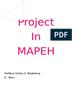 Project in Mapeh: Steffany Ashley O. Magbitang 8 - Marx