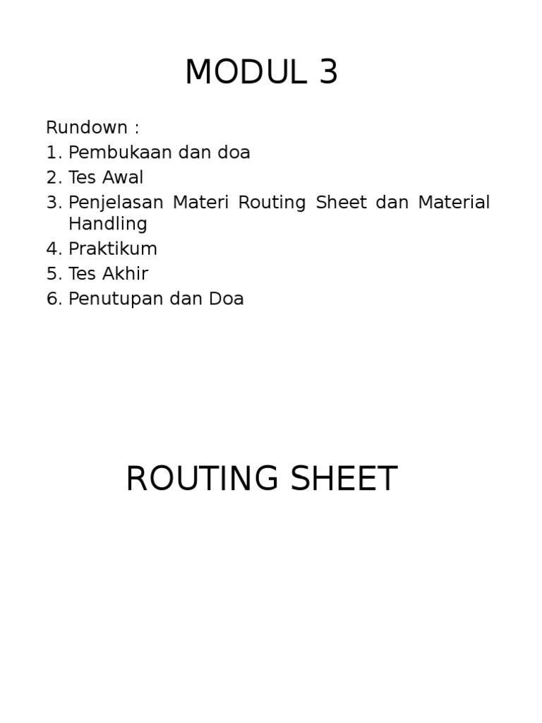 Modul 3 | PDF | Science & Mathematics | Technology & Engineering