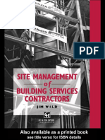 Site Management of Building Services Contractors - 1