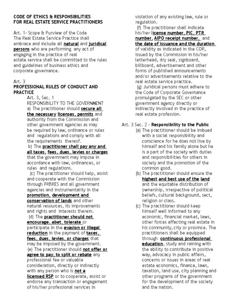 PRC Real Estate Reviewer Part 1 PDF Supply (Economics) Prices