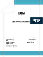 Welfare Economics: Prepared By: Submitted BY: Neha Sharma Prof. Usha Venkatesh PGP/SS/09-11/IIPM-I