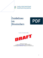 Guidelines On Bio Similar S