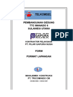 Format Kelengkapan Kontraktor