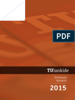 TU Lankide Urtekaria / Anuario 2015