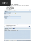 FSCM - Rebuild of Credit Exposure