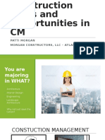 Roles and Opportunities in Construction