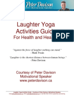 Laughter Yoga Activities Guide Courtesy of Peter Davison