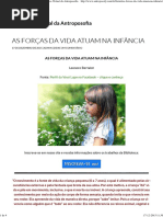 As Forças Da Vida Atuam Na Infância (BVA)