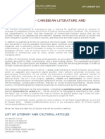 CFP - Caribbean Literature