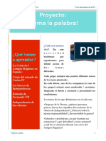 Proyecto Toma La Palabra PDF