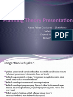 Teori perencanaan  Presentation