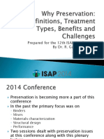 ISAP-2014 Plenary-4 Gary-Hicks Preservation PDF